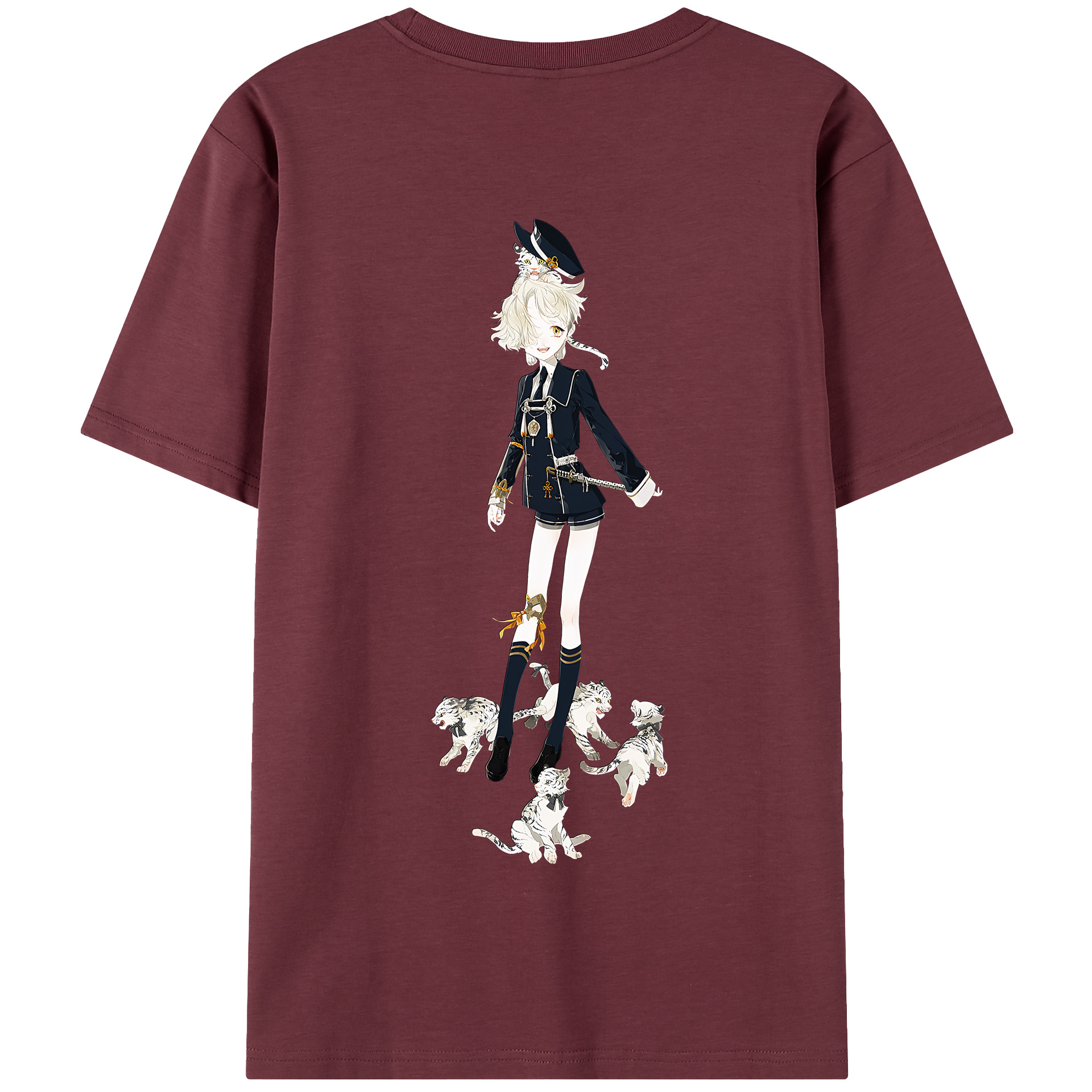 （画像用） 刀剣乱舞 Touken Ranbu 綿100％半袖Tシャツ（背面プリント）